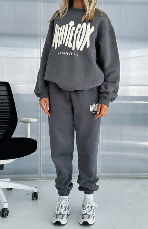 Women's White Fox Archive 6.0 Sweatpants Grey | KOFM-83524