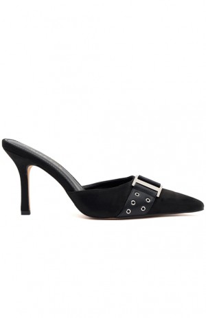 Women's White Fox Fitzroy Heels Black | VPCU-53492