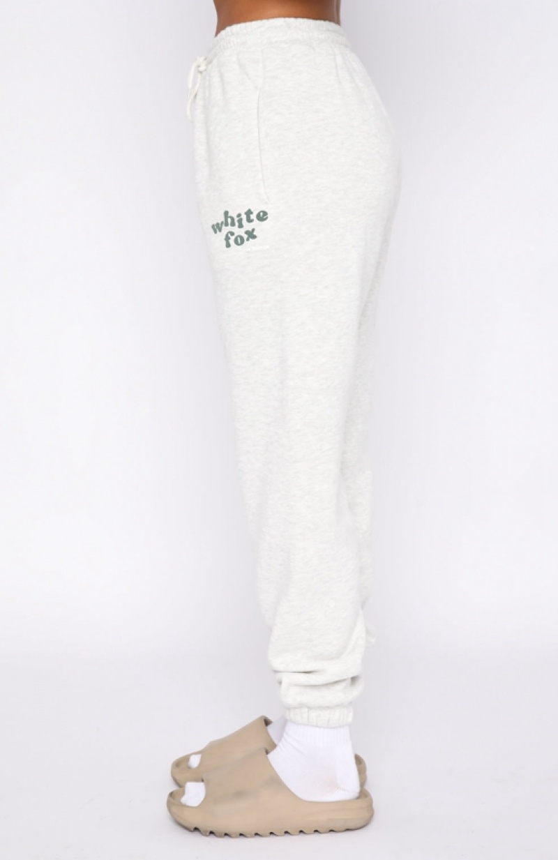 Women's White Fox 4th Edition Sweatpants White | MOZF-80612