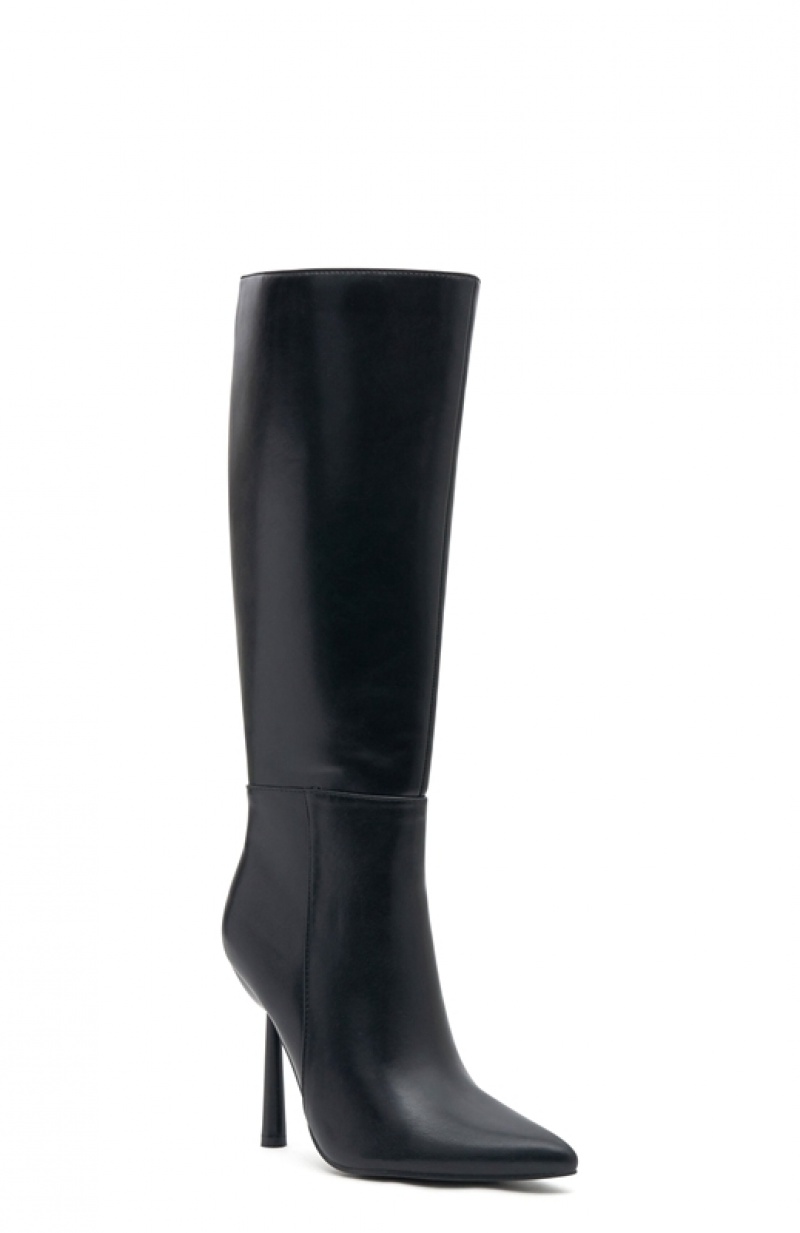 Women's White Fox Amelia Knee High Boots Black | SHNL-12970