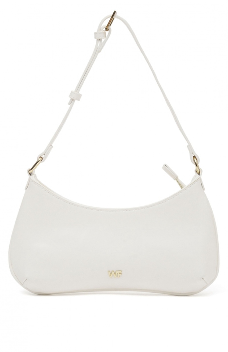 Women's White Fox Angie Shoulder Bags Beige | XYDT-06189