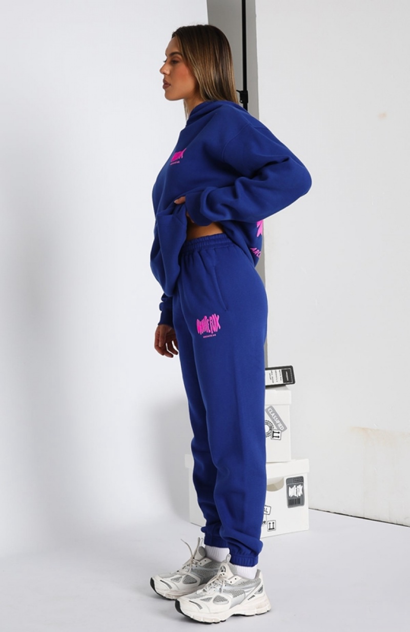 Women's White Fox Archive 6.0 Sweatpants Blue | DWKN-26845