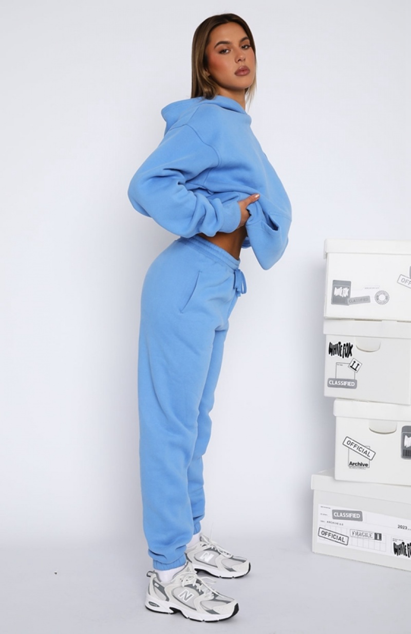 Women's White Fox Archive 6.0 Sweatpants Blue | CATI-06514