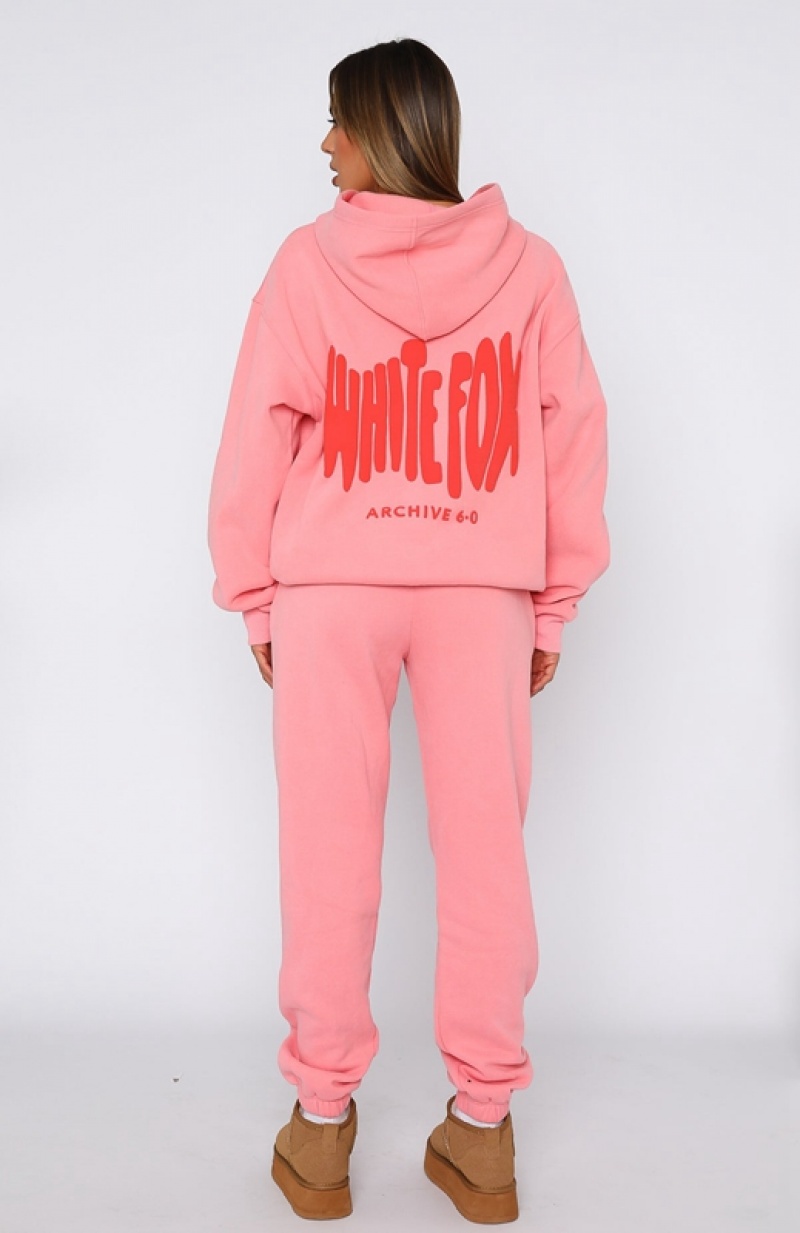 Women's White Fox Archive 6.0 Sweatpants Pink | PGCH-93426