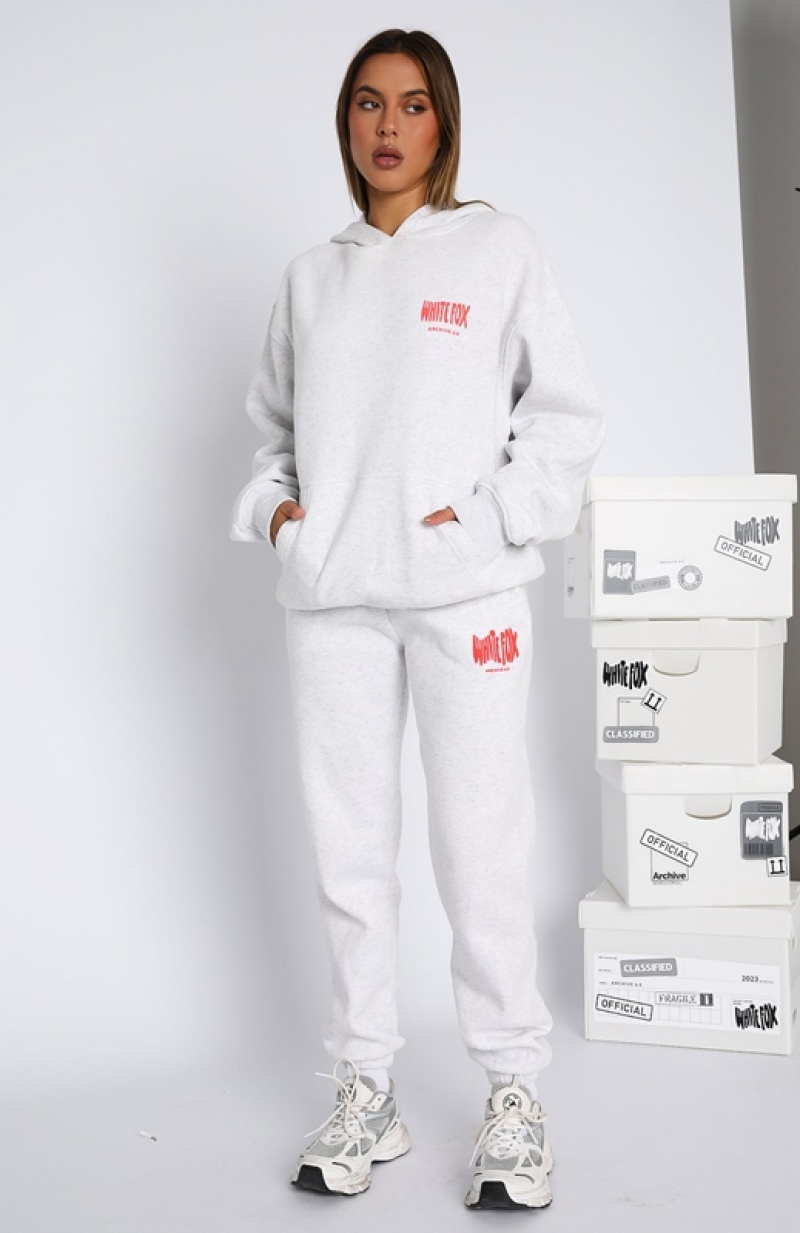 Women's White Fox Archive 6.0 Sweatpants White | JCVL-75802