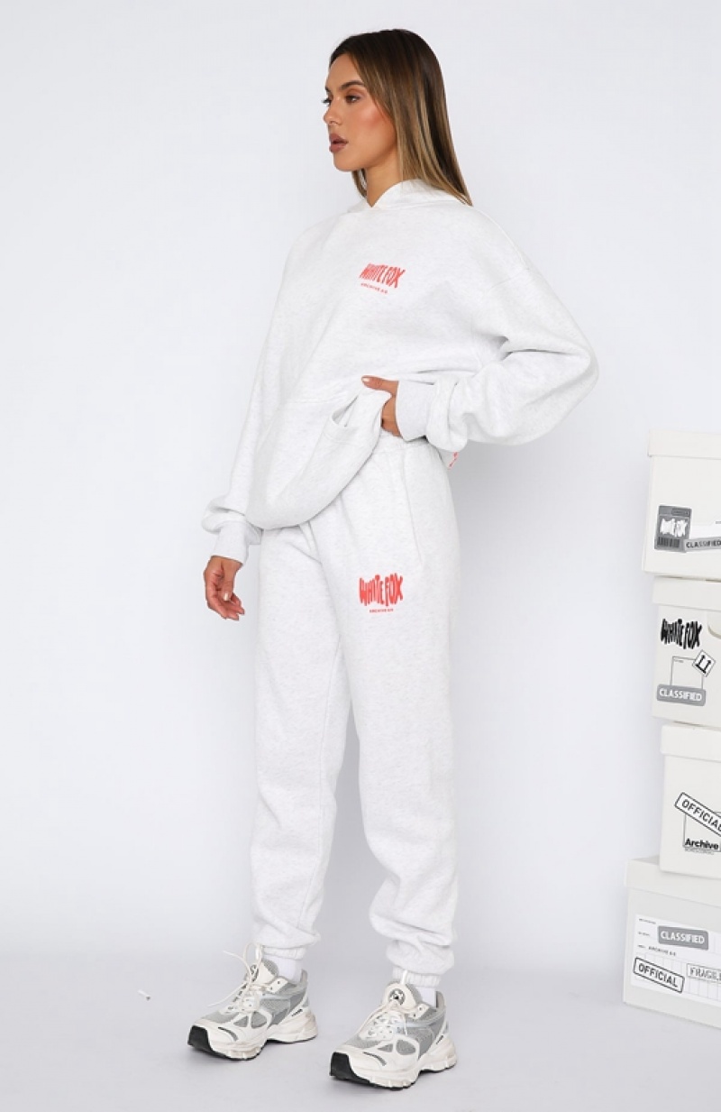 Women's White Fox Archive 6.0 Sweatpants White | JCVL-75802