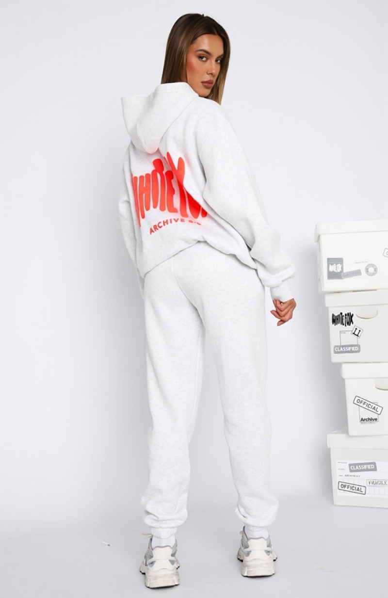 Women's White Fox Archive 6.0 Sweatpants White | JCVL-75802