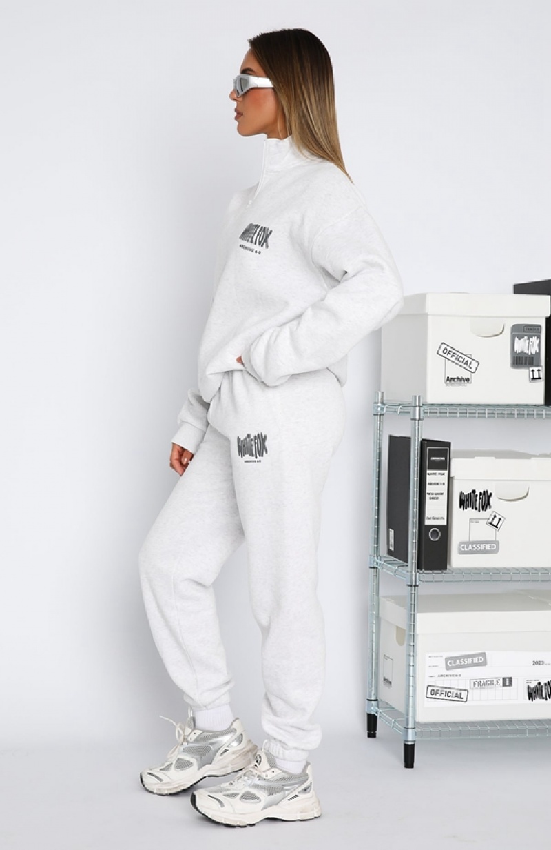 Women's White Fox Archive 6.0 Sweatpants White | QKLI-32490