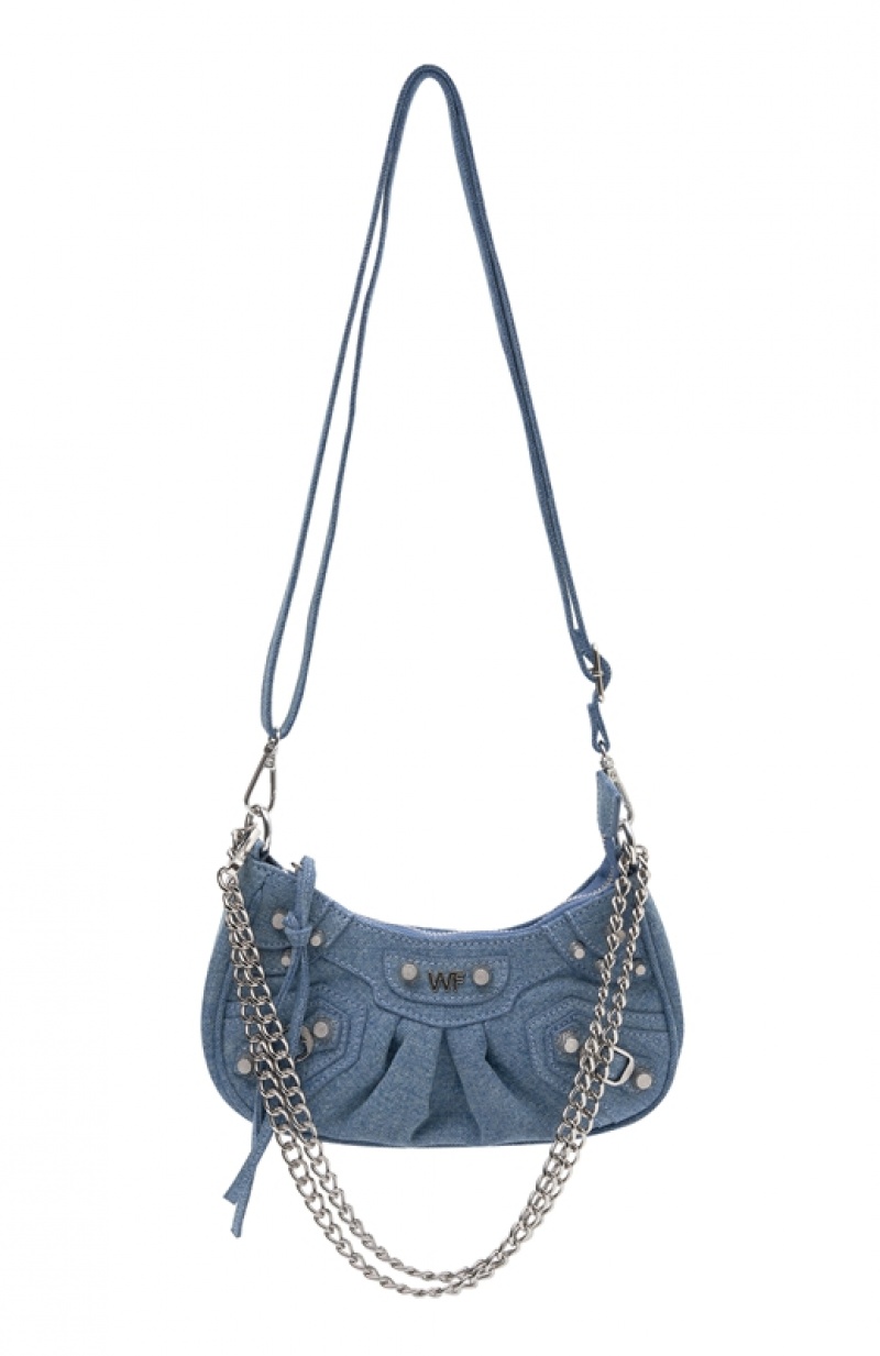 Women's White Fox Harlow  Bags Blue | ROEF-43215