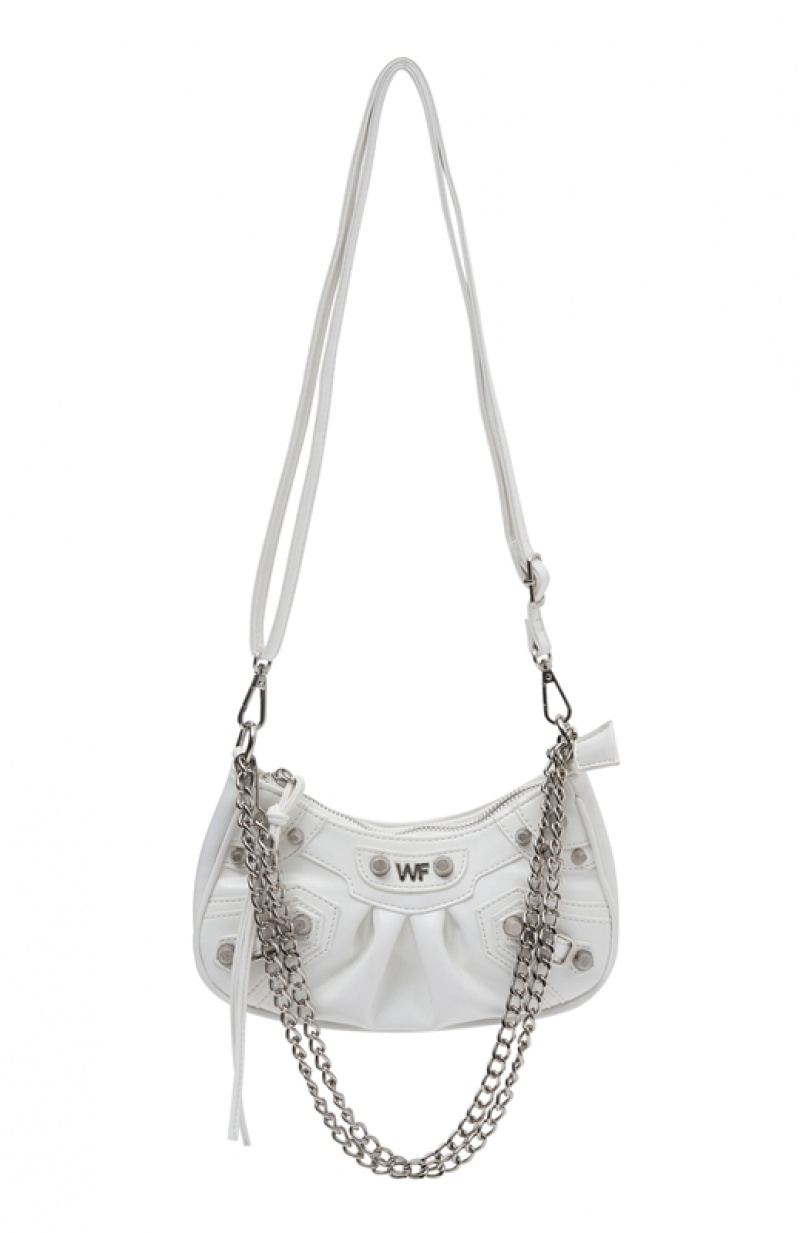 Women's White Fox Harlow  Bags White | OPWK-72495