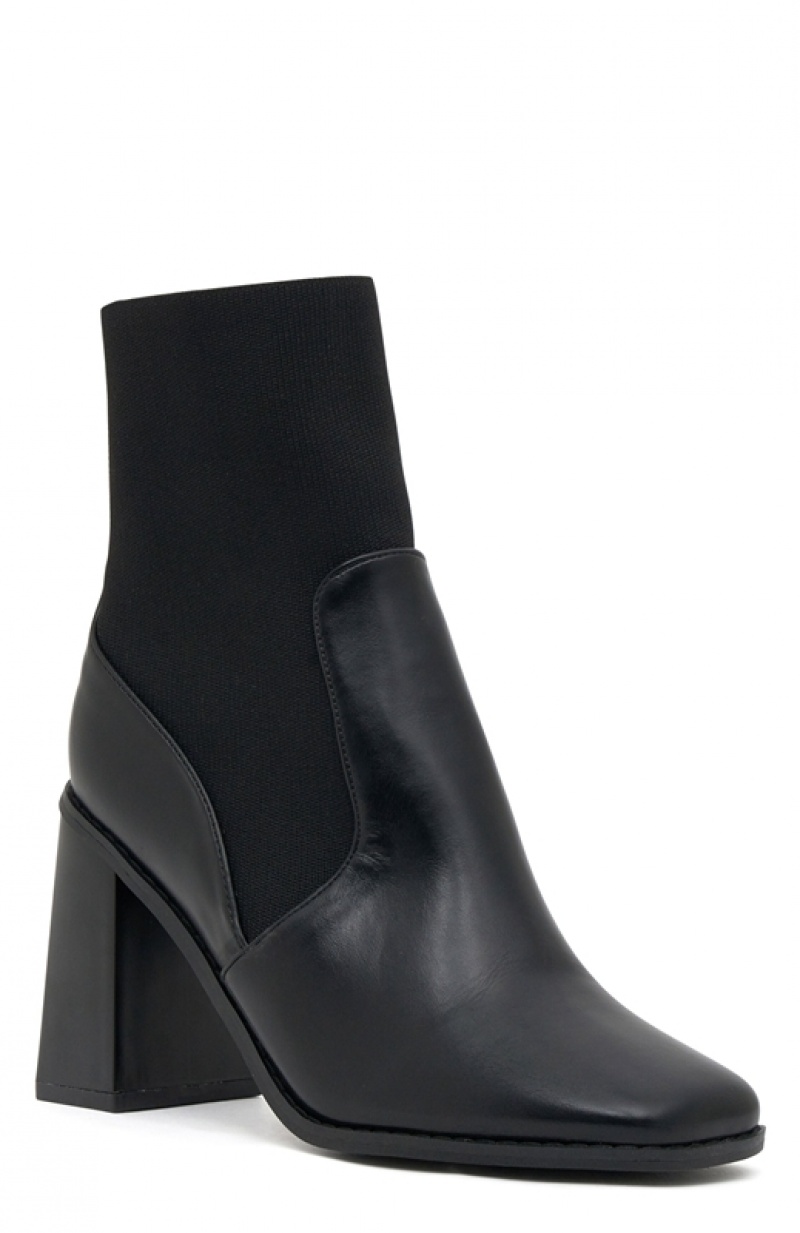 Women's White Fox Isla Ankle Boots Black | PICX-76209