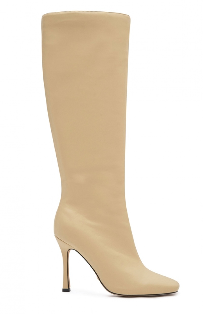 Women's White Fox Jax Knee High Boots Beige | EBCP-81495