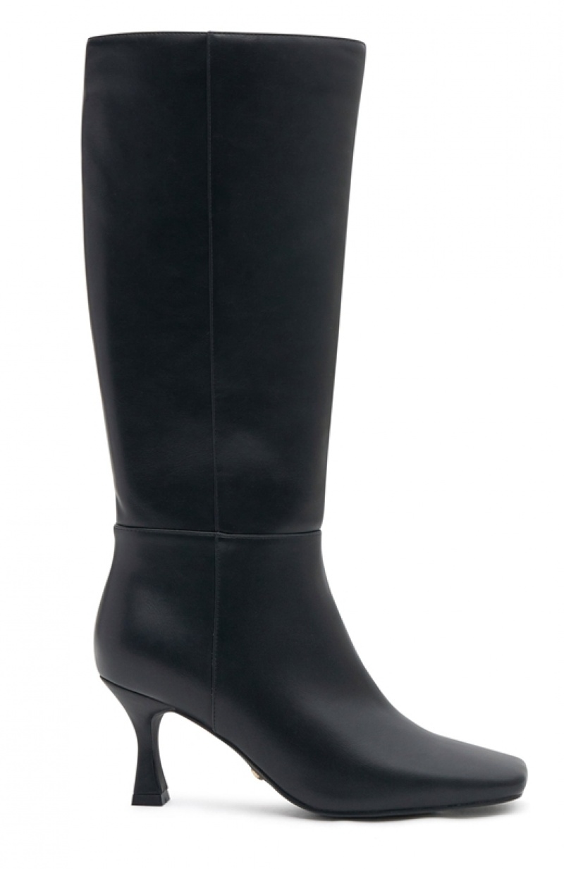 Women's White Fox Johnson Knee High Boots Black | AQHO-43920