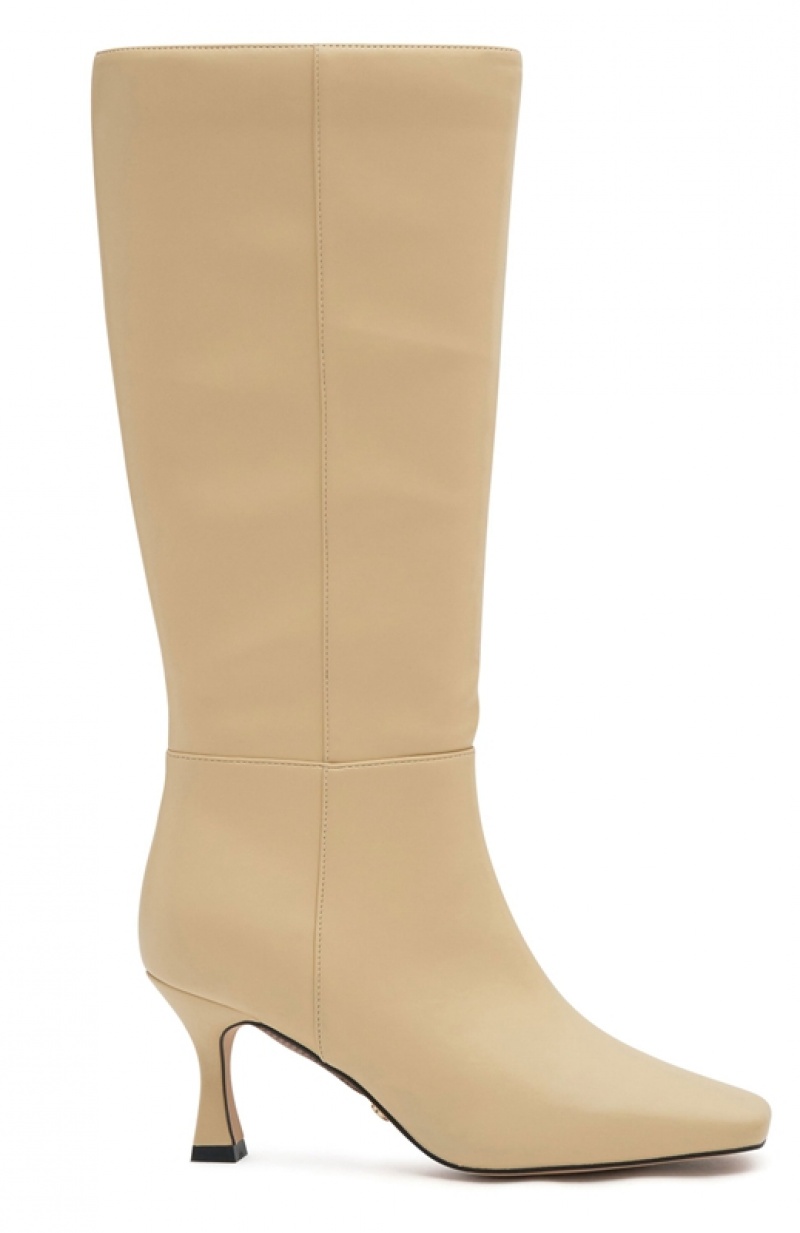 Women's White Fox Johnson Knee High Boots Beige | YFSC-94870