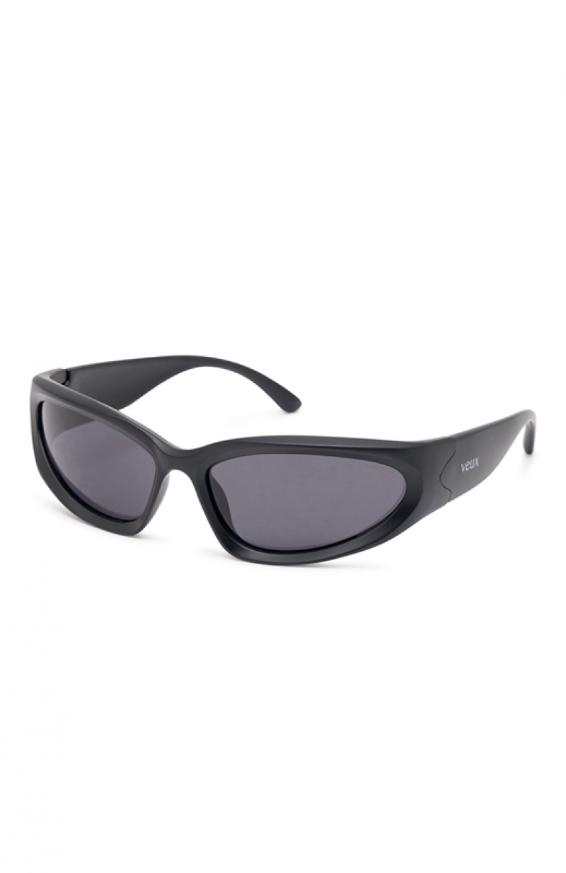 Women's White Fox Mamba Sunglasses Black | QLTR-13465