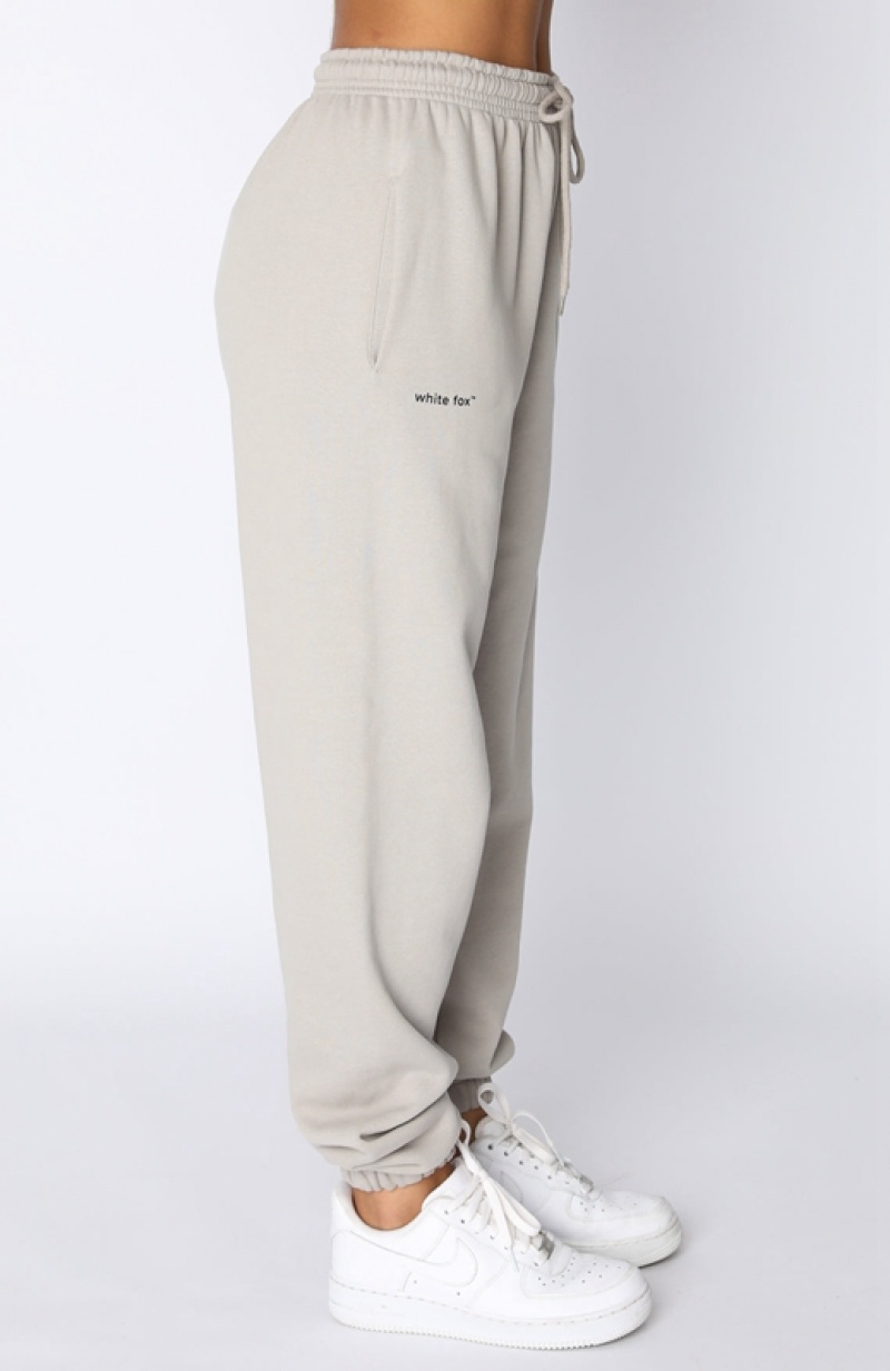 Women's White Fox Not An Issue Sweatpants Light Brown | ZPAV-71690