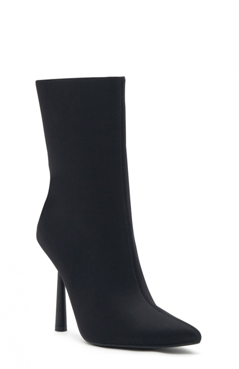 Women's White Fox Riley Ankle Boots Black | KQWF-10748