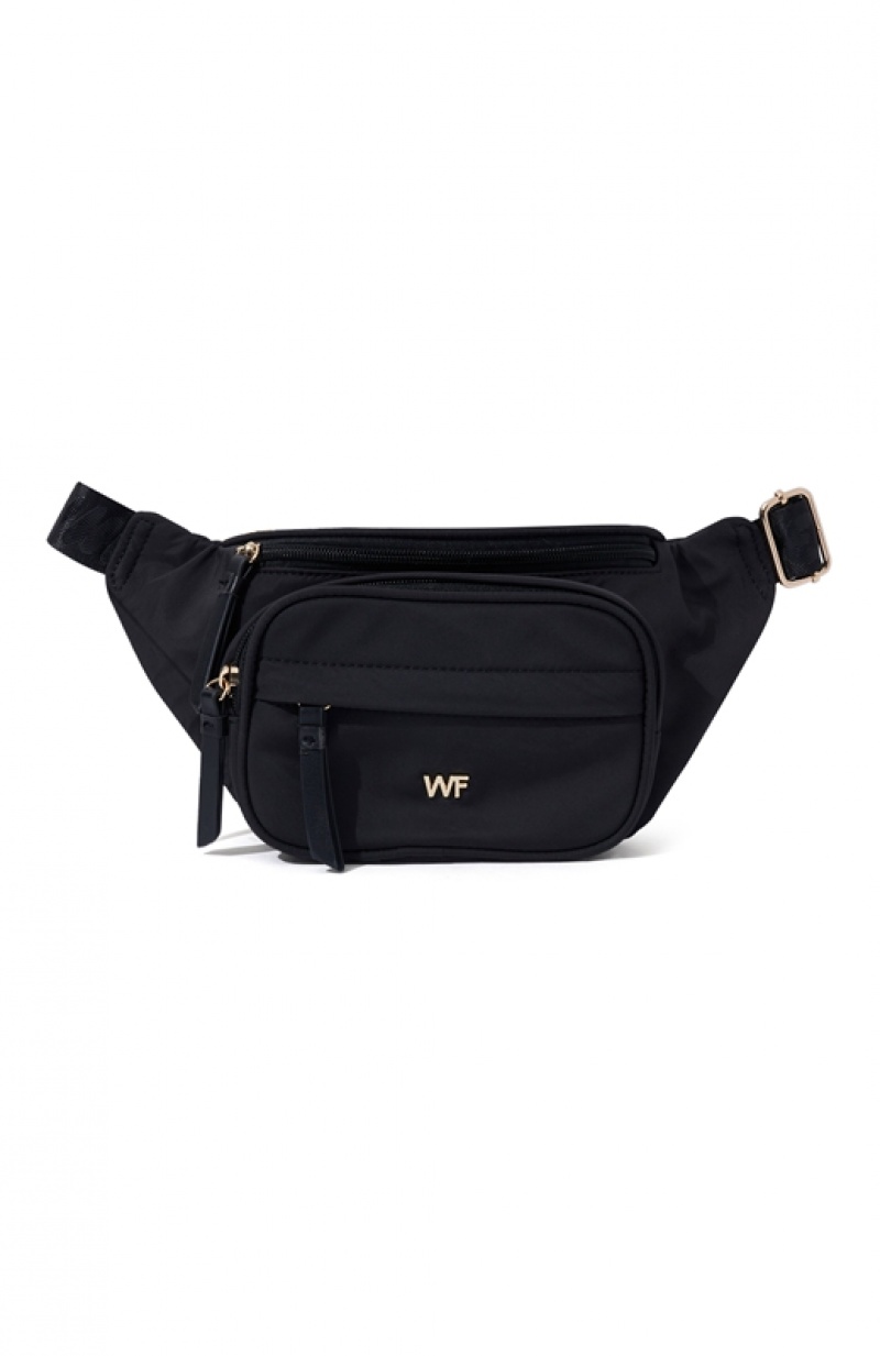 Women's White Fox Sammy Belt Bags Black | GDJX-90615