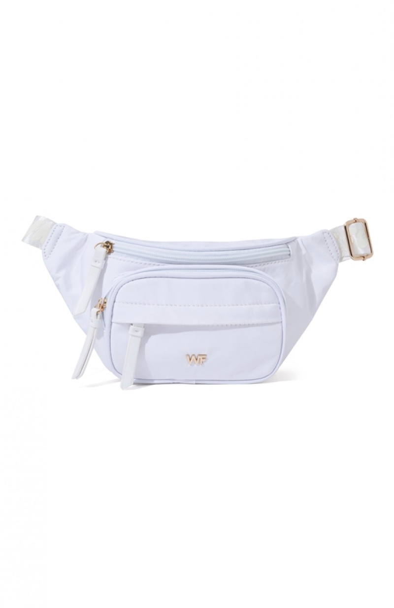 Women's White Fox Sammy Belt Bags White | GHQD-60783