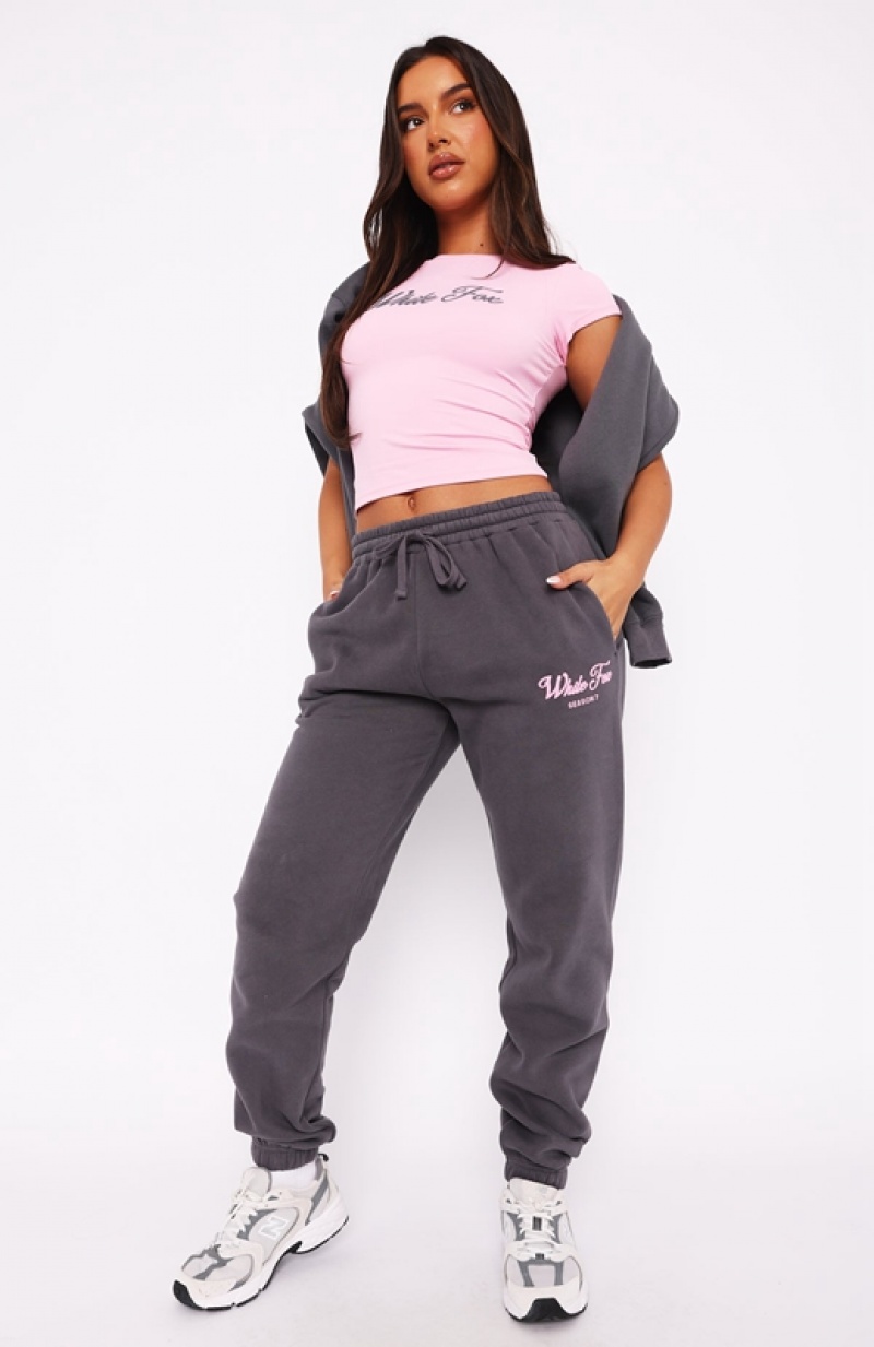 Women's White Fox Season 7 Sweatpants Grey | TGIR-06153