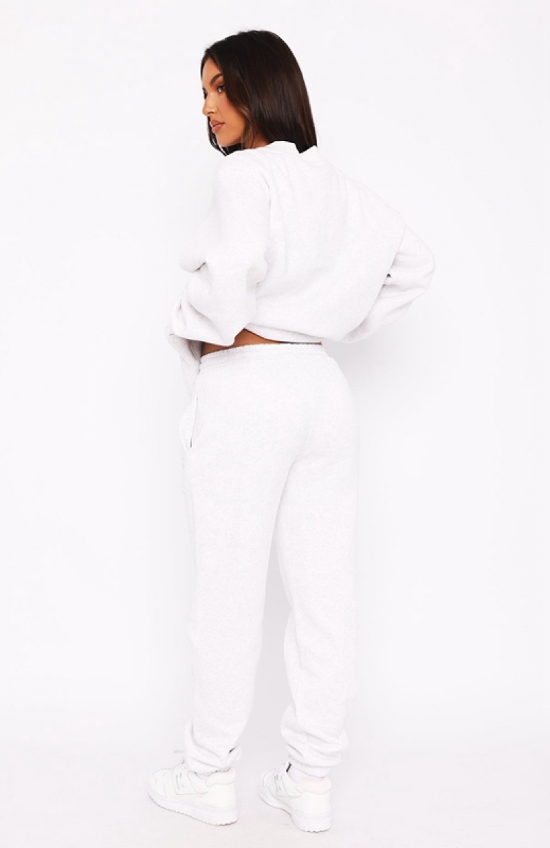 Women's White Fox Season 7 Sweatpants White | VPIF-57821