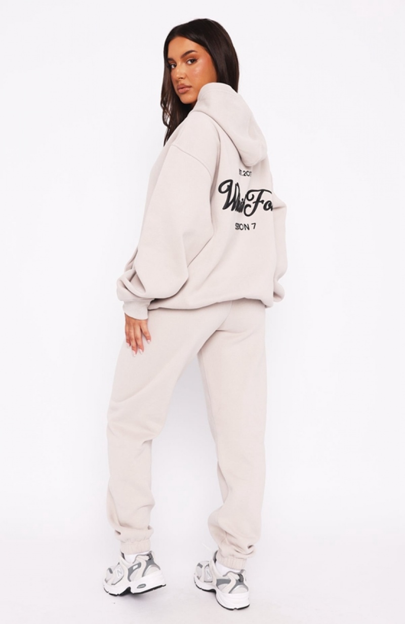 Women's White Fox Season 7 Sweatpants White | HUIE-05127