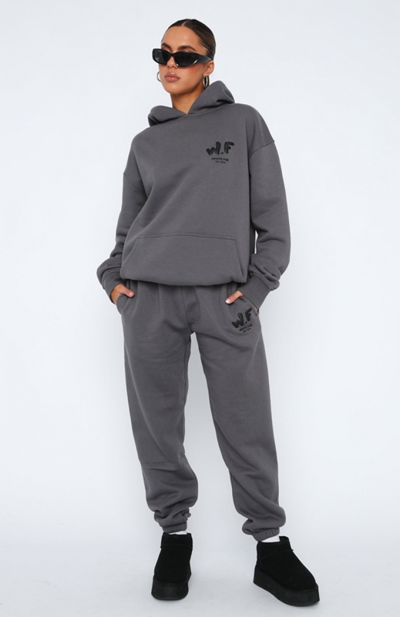 Women's White Fox The New Standard Sweatpants Grey | AKBV-45790