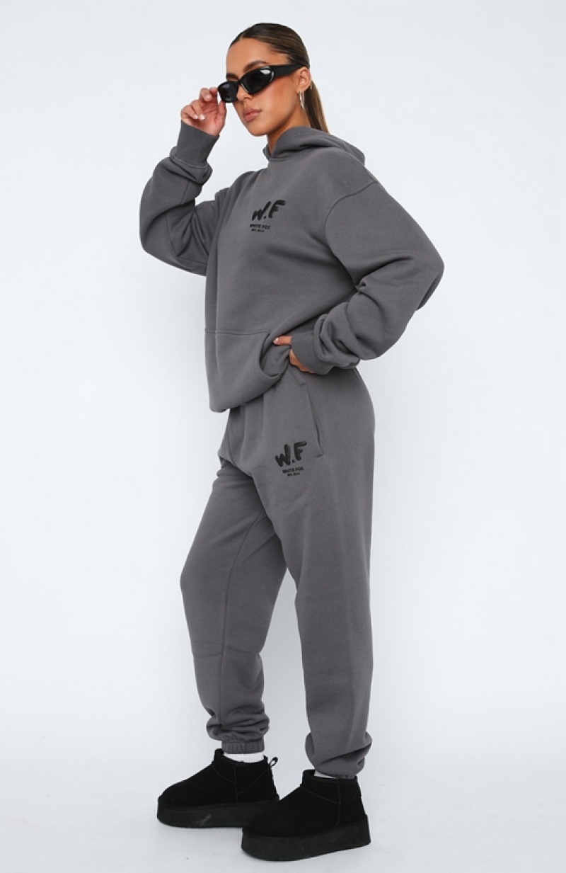 Women's White Fox The New Standard Sweatpants Grey | AKBV-45790