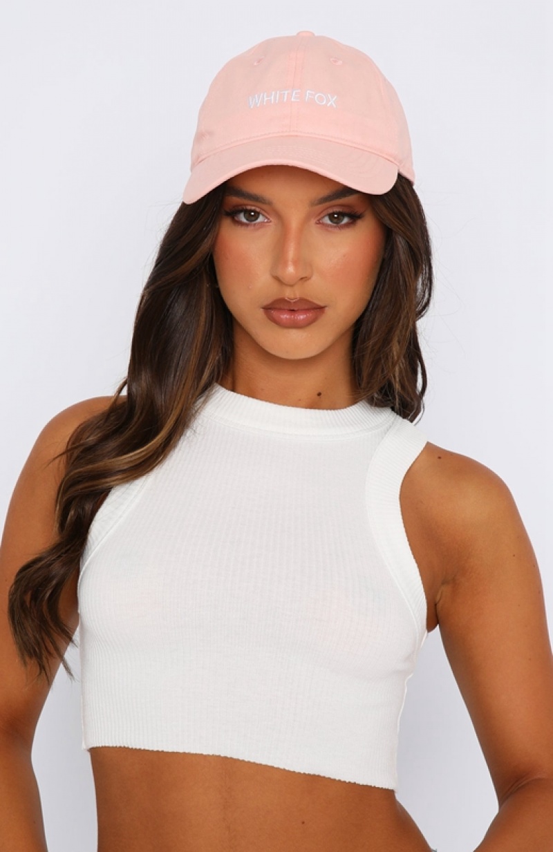 Women's White Fox Time To Travel Hats Pink | SQXP-98751