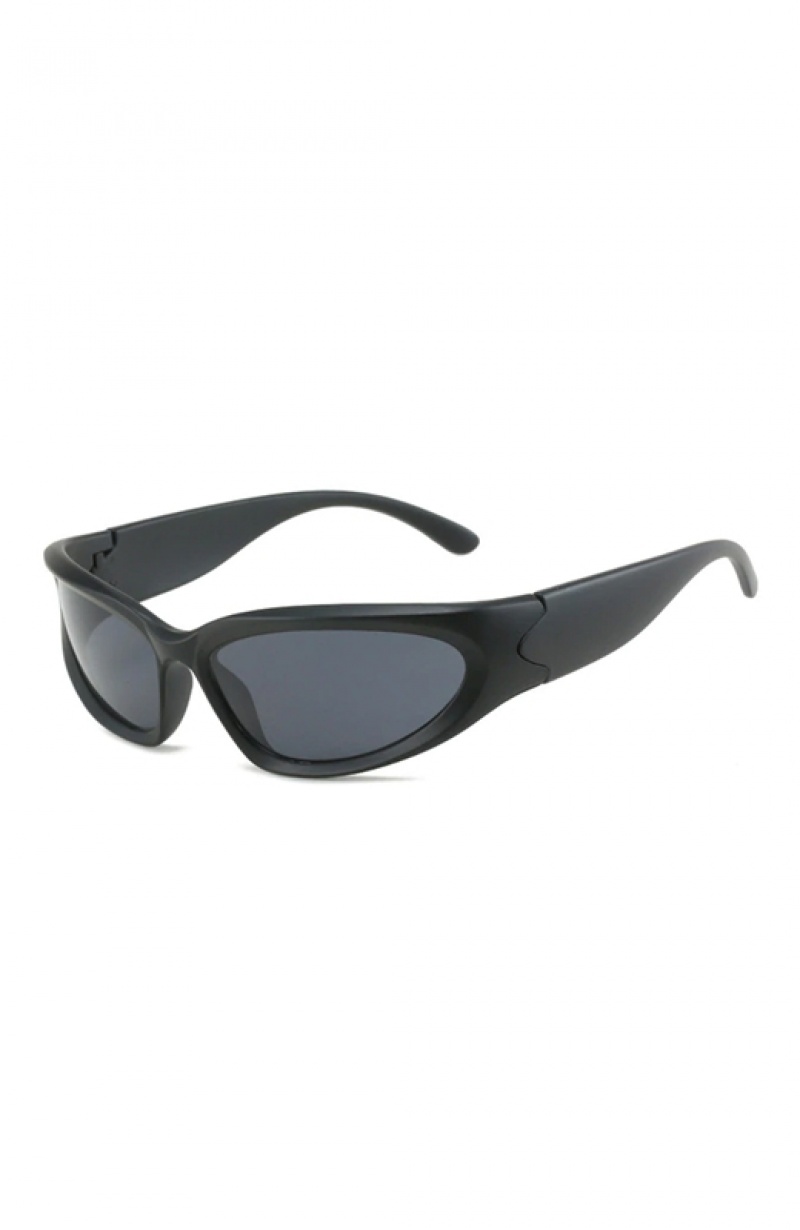 Women's White Fox Viper Sunglasses Black | GMJO-37841